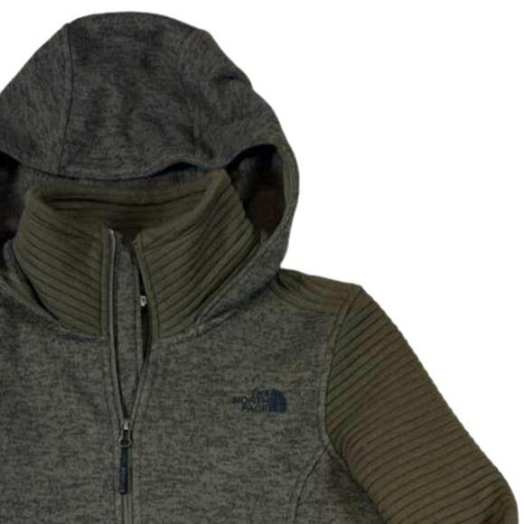 The North Face Green/Gray Jacket Sweater | Size M - Picture 2 of 6